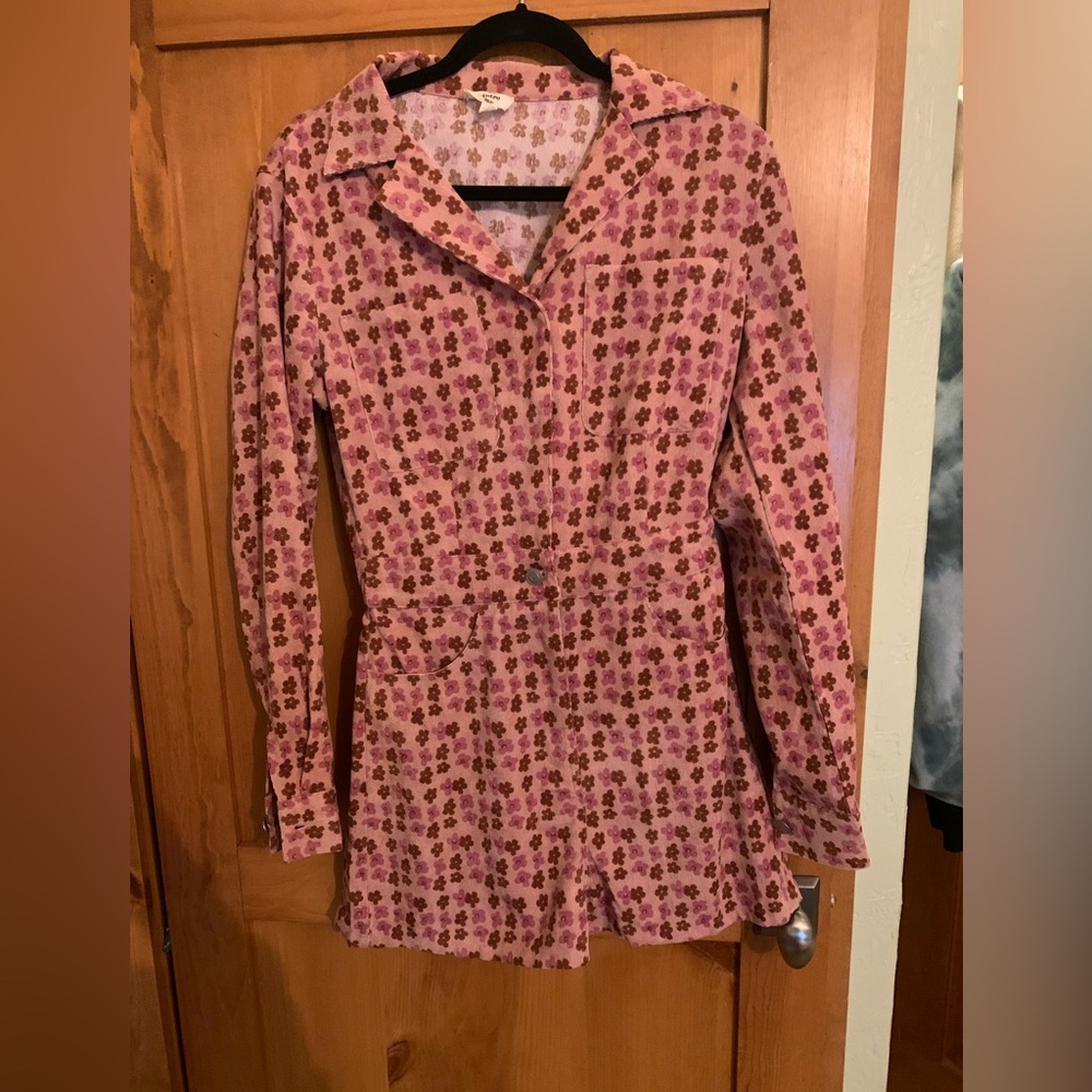 Enro pink romper, size small